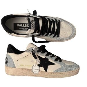 ISO:  Golden Goose Ball Star Sneakers with Black and Gray Accents